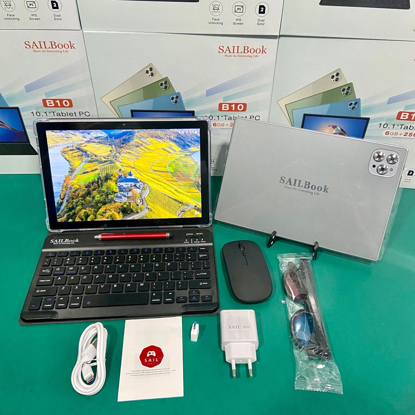 2 Salibook B10 laptop