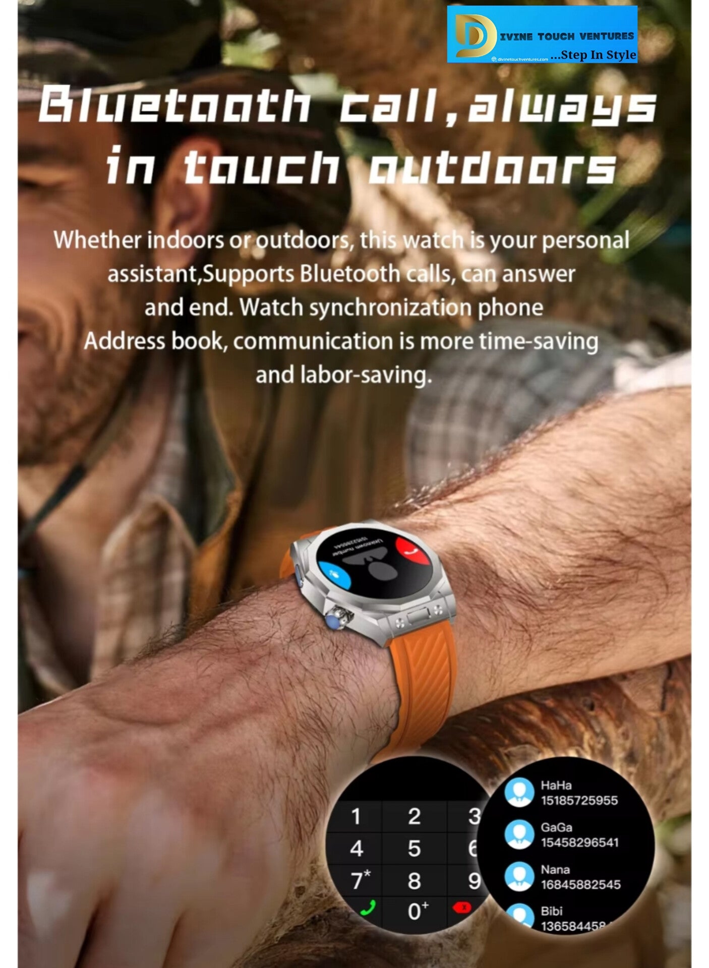 2024 Reloj inteligente Round Watch Z83 Max 1.52" AMOLED Screen Three Different Bands Split Screen Wireless Charging Z83max