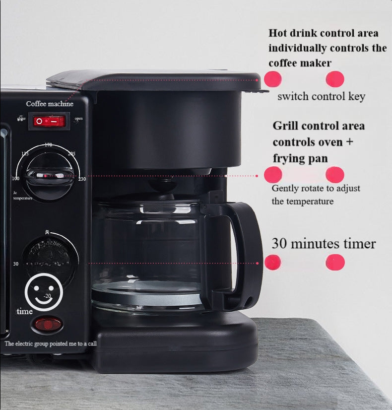 01 3-in-1 breakfast maker machine.
