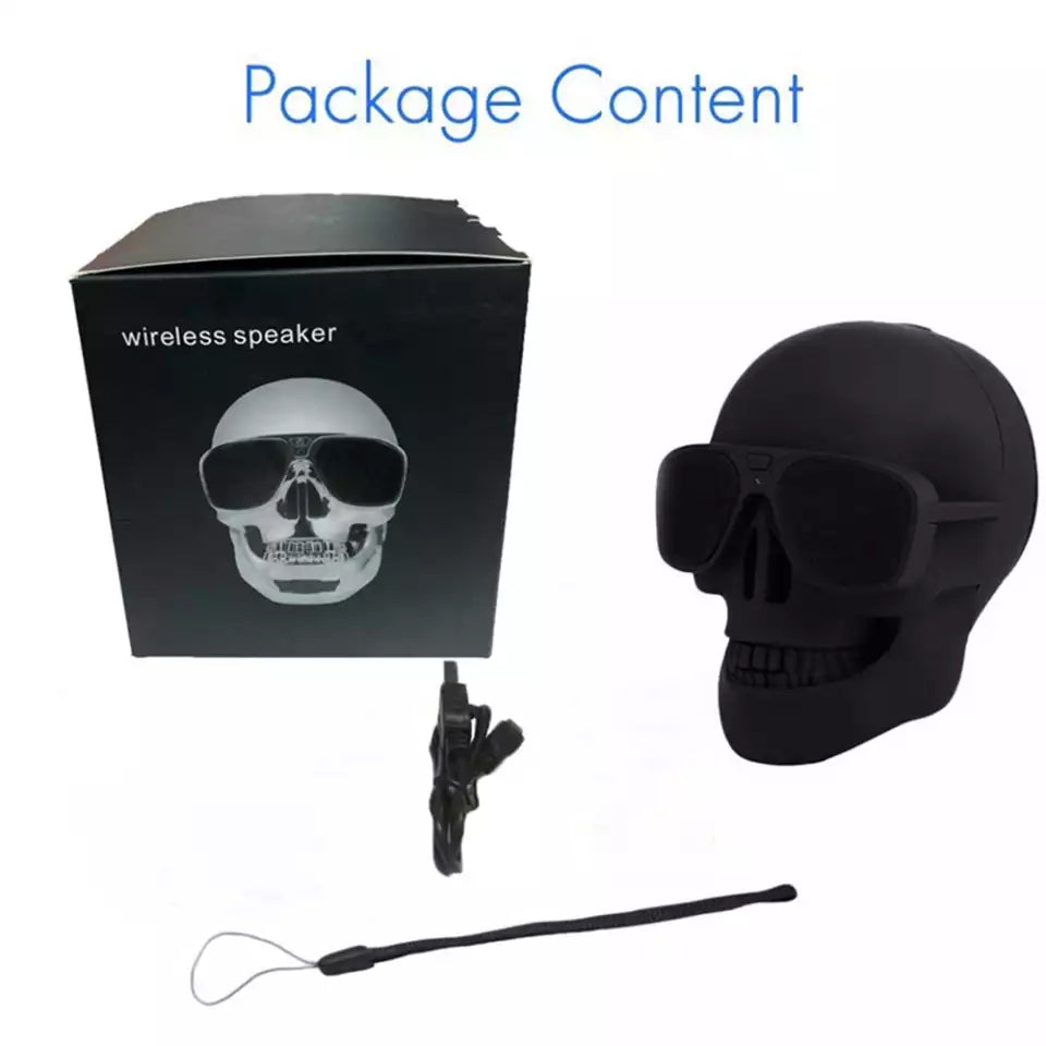 Wireless Bluetooth Skull Speaker Portable