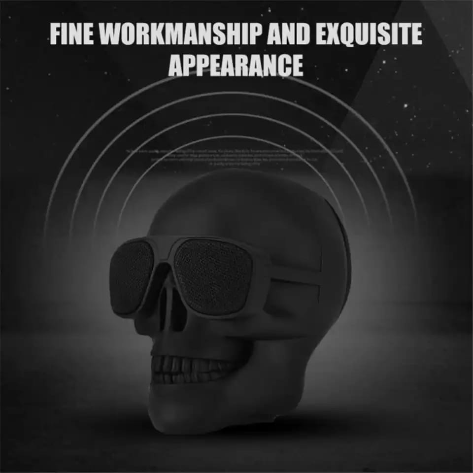 Wireless Bluetooth Skull Speaker Portable