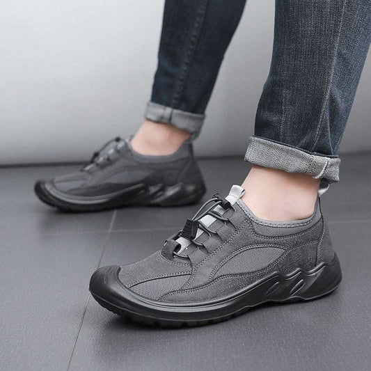 3 Anti Slip fabric upper soft PU sole Mens outdoor Lightweight breathable hiking Trails Shoes sneakers for men