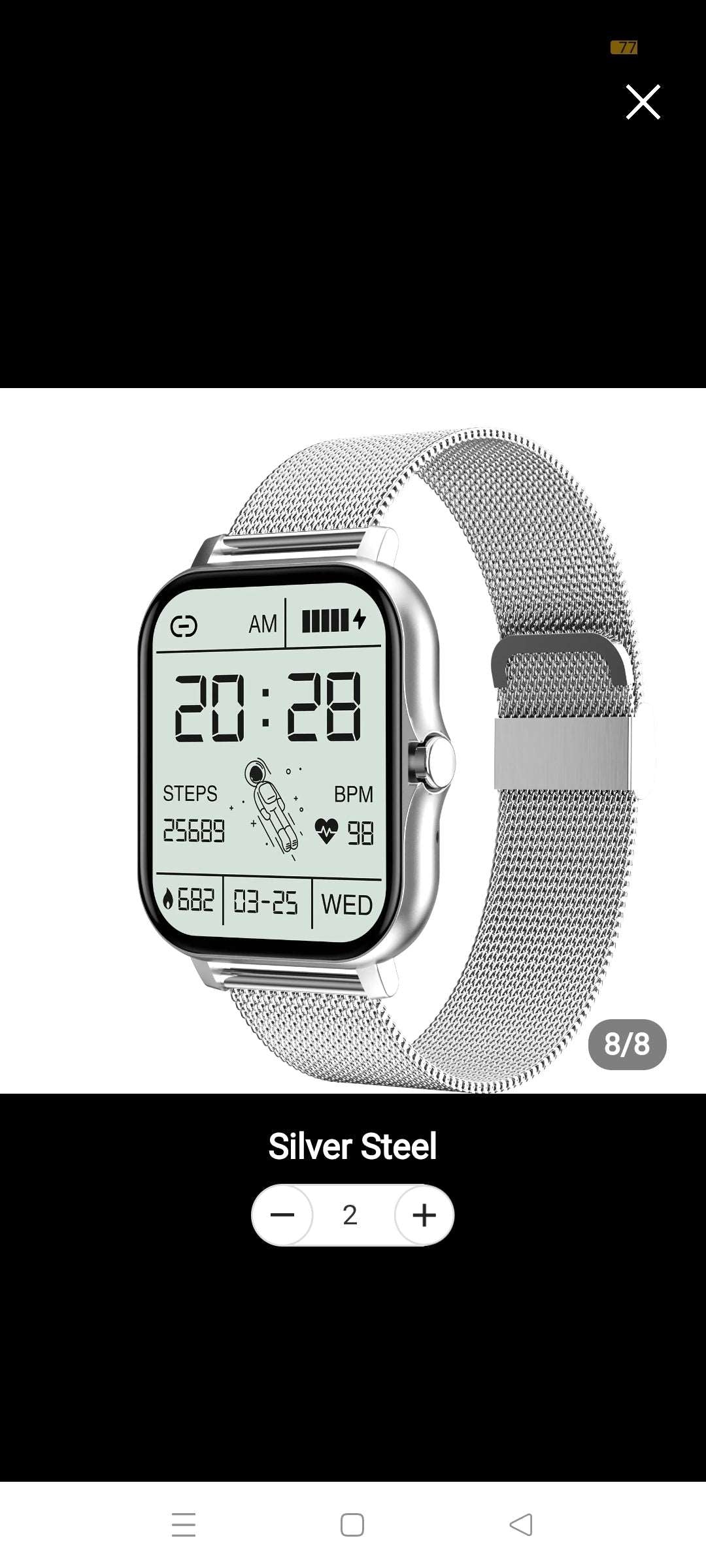 2 Y3 smart Bluetooth watch