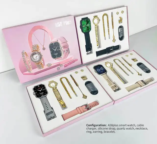 1 A58 plus smartwatch 6 in 1 suit