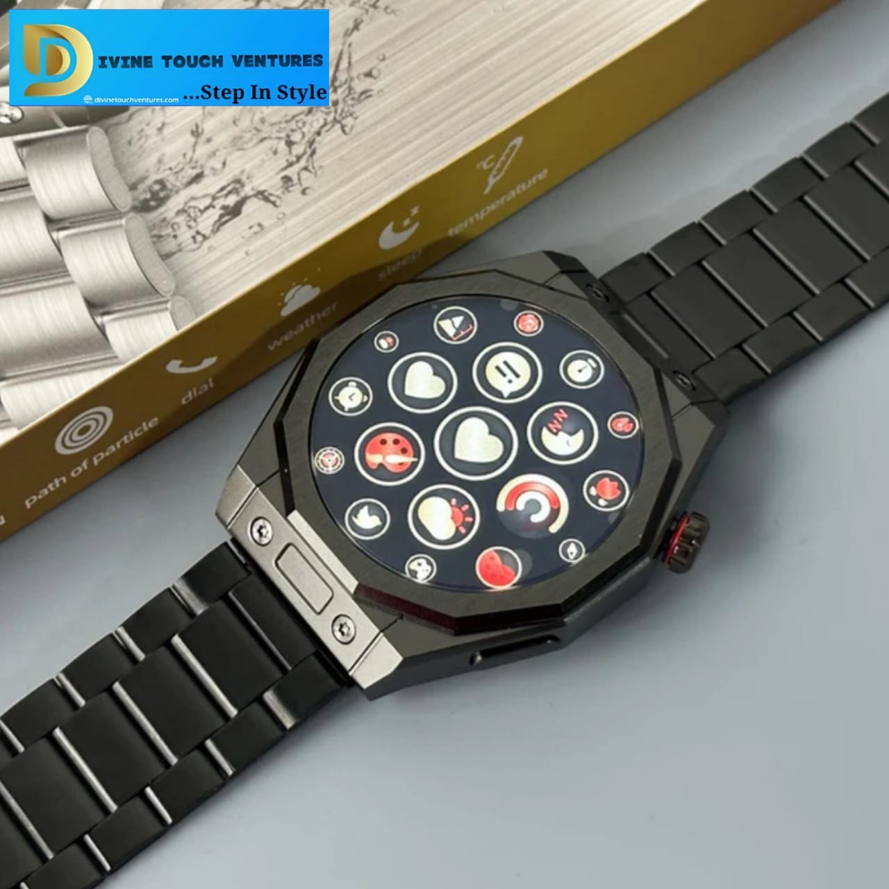2024 Reloj inteligente Round Watch Z83 Max 1.52" AMOLED Screen Three Different Bands Split Screen Wireless Charging Z83max