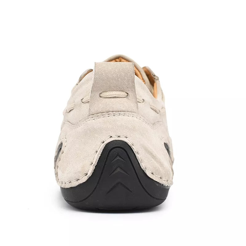 2 Men's Fashion Cow Leather Casual shoes